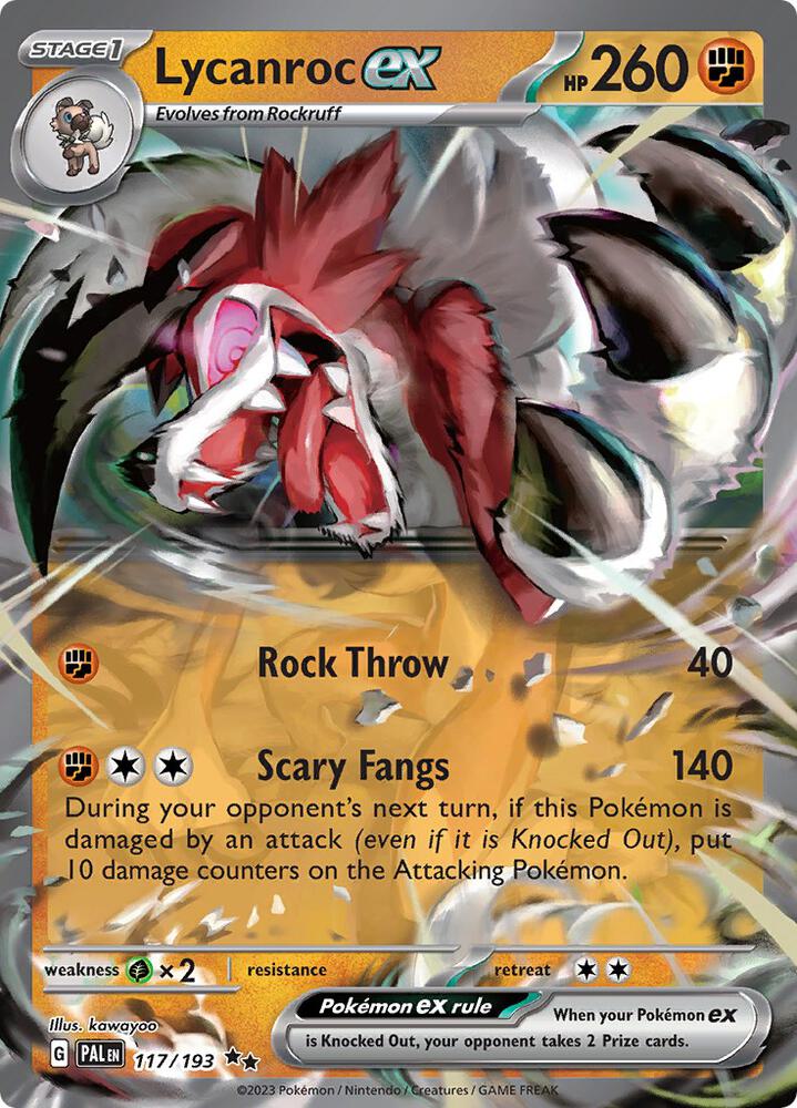 Lycanroc ex (Holofoil)