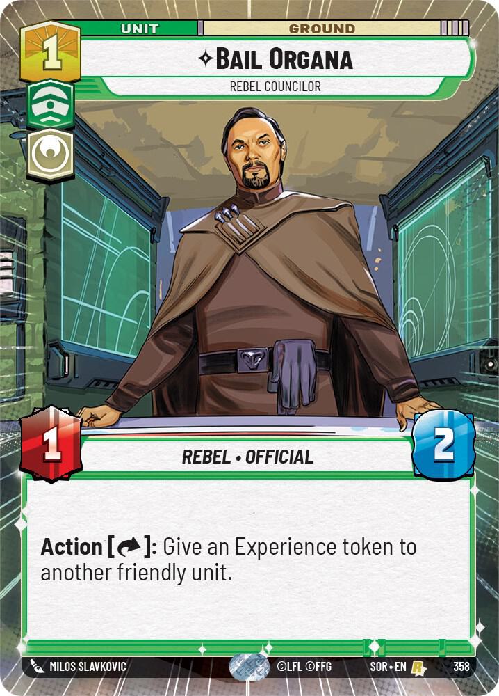 Bail Organa - Rebel Councilor (Hyperspace) (Foil)