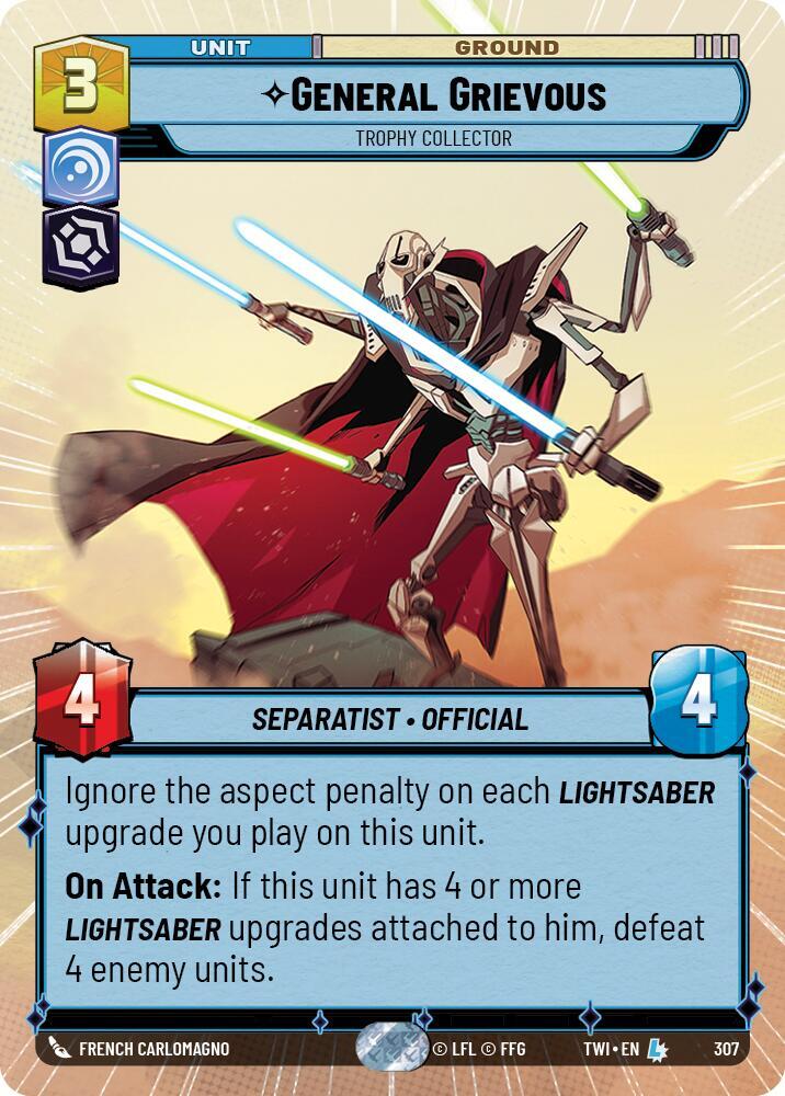 General Grievous - Trophy Collector (Hyperspace) (Foil)