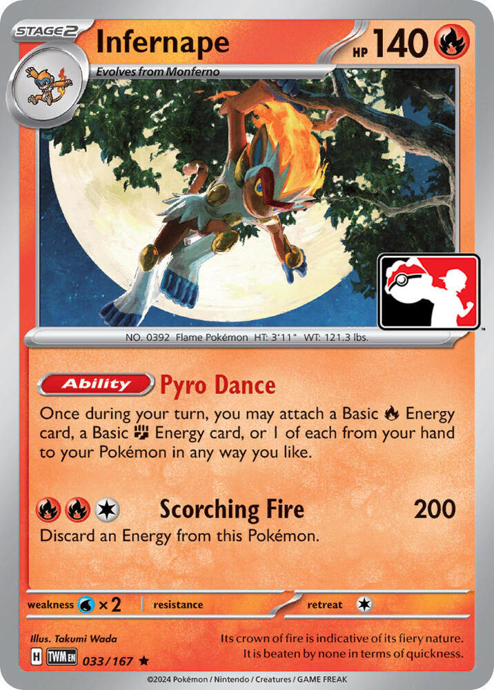 Infernape - Prize Pack