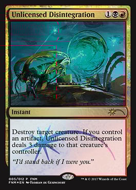 Unlicensed Disintegration (FNM Foil)