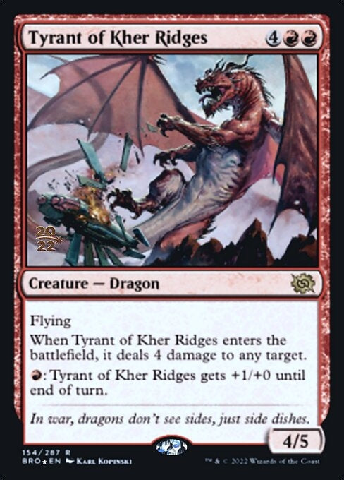 Tyrant of Kher Ridges (Prerelease Foil)