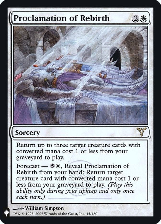 Proclamation of Rebirth (Foil)