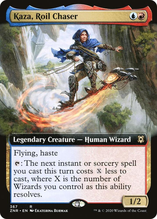 Kaza, Roil Chaser (Extended Art) (Foil)