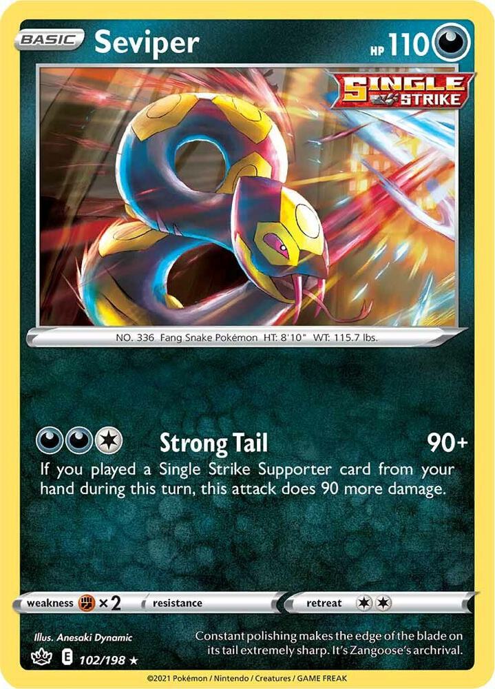 Seviper (Reverse Holofoil)
