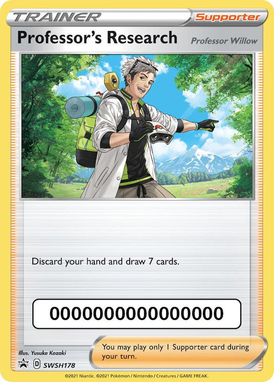 Professor's Research - SWSH Promo Card
