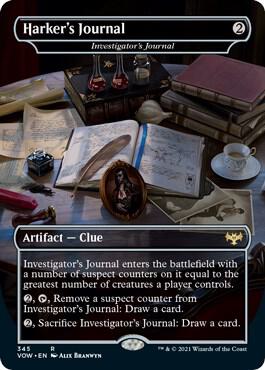Harker's Journal - Investigator's Journal (Foil)