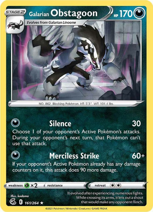 Galarian Obstagoon (Reverse Holofoil)