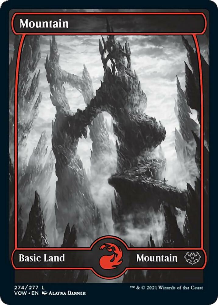 Mountain (274) Full Art (VOW) (Foil)