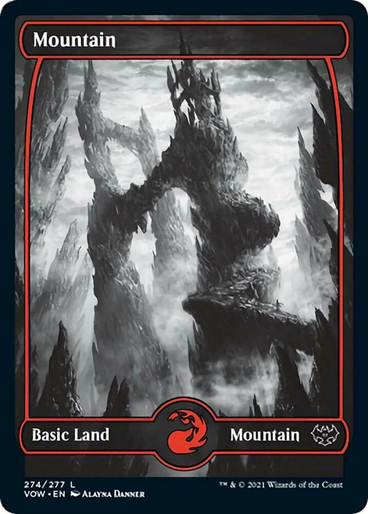 Mountain (274) Full Art (VOW) (Foil)