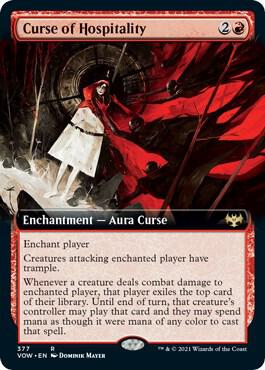 Curse of Hospitality (Extended Art) (Foil)