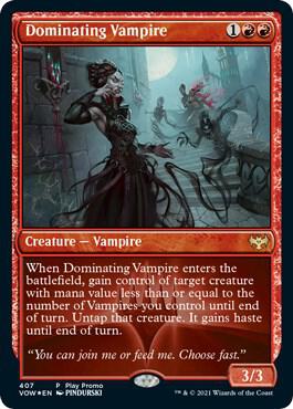 Dominating Vampire - Play Promos