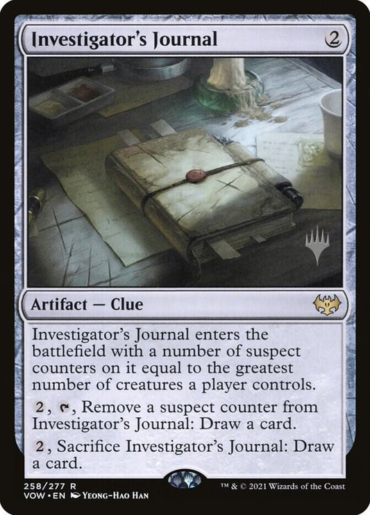 Investigator's Journal - Promo Pack (Foil)