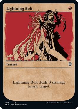 Lightning Bolt (Showcase) (Foil)