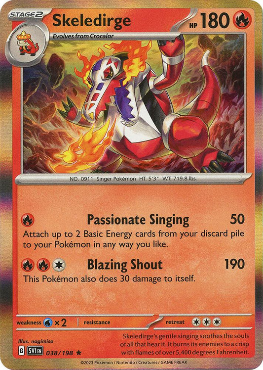 Skeledirge (Reverse Holofoil)