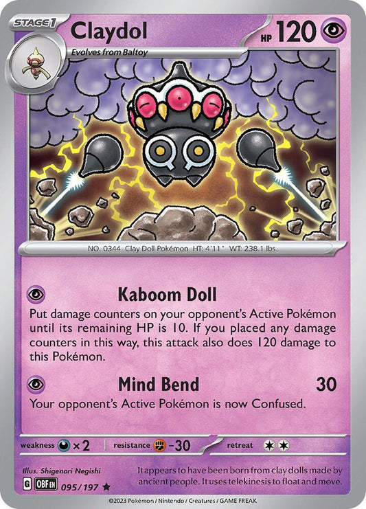 Claydol - Prize Pack Series Cards