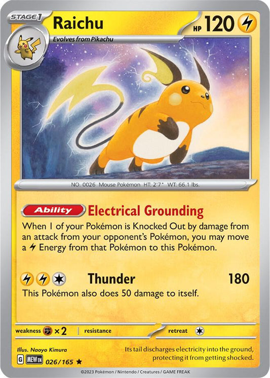 Raichu (Reverse Holofoil)