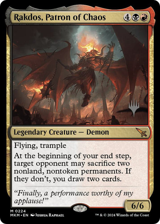 Rakdos, Patron of Chaos - Promo Pack (Foil)