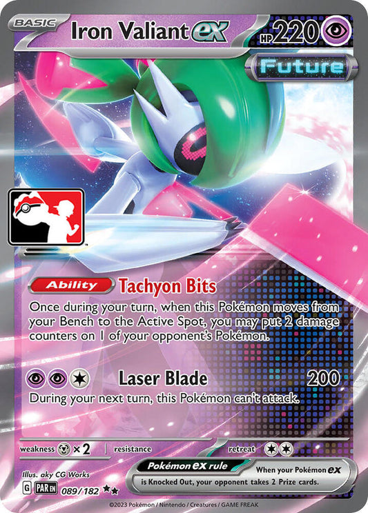 Iron Valiant ex - Prize Pack (Foil)