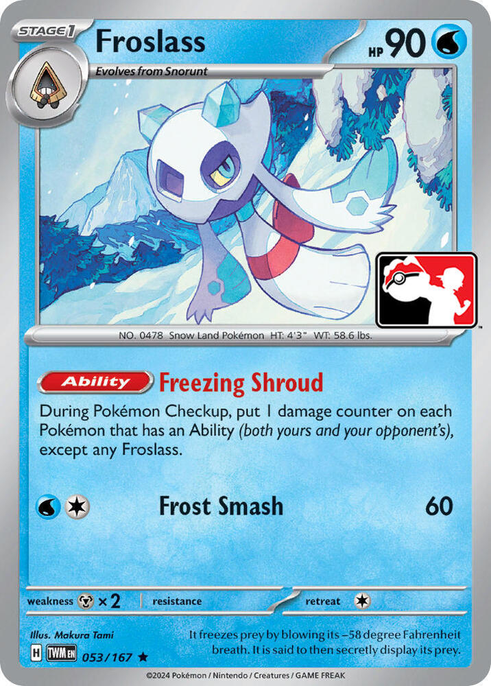 Froslass - Prize Pack