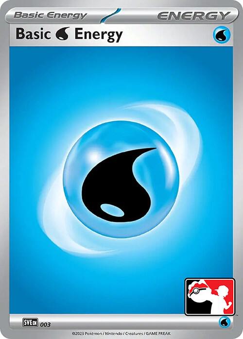 Basic Water Energy - Prize Pack Series Cards Silver Border