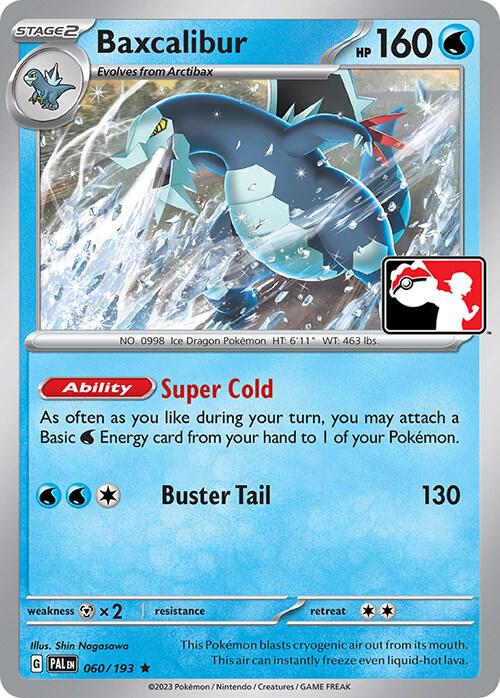 Baxcalibur - Prize Pack Series Cards
