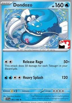 Dondozo - Prize Pack Series Cards (Foil)