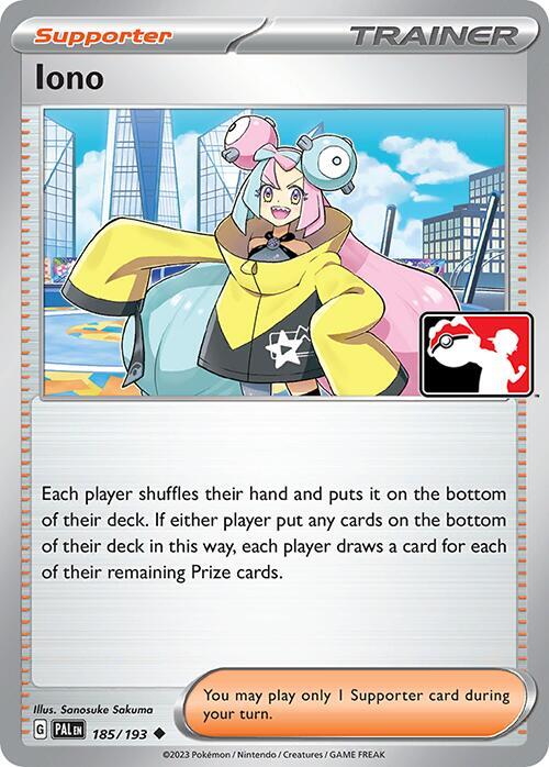 Iono - Prize Pack Series Cards (Foil)
