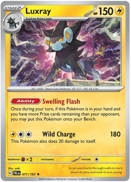 Luxray - 071/193 - Prize Pack Series Cards