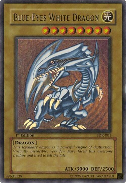 Blue-Eyes White Dragon (Damaged)