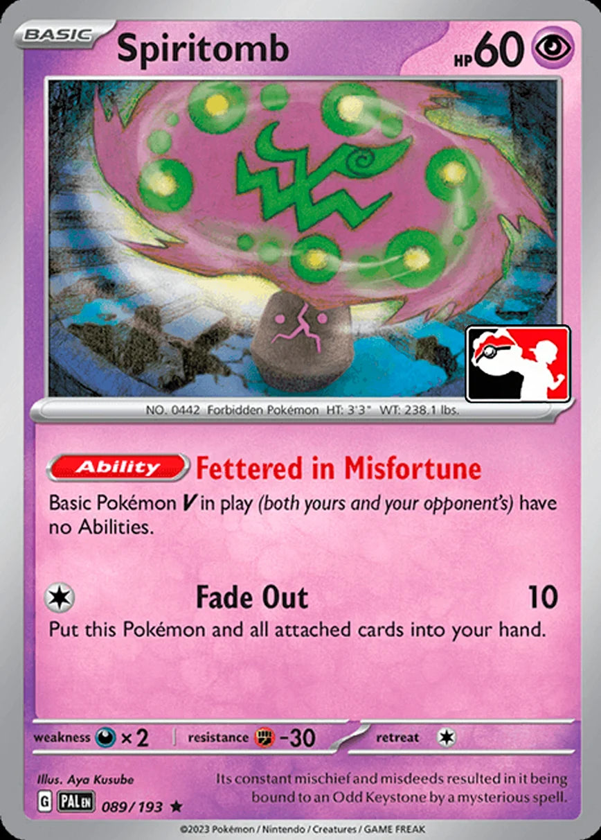 Spiritomb - Prize Pack Series Card (Foil)