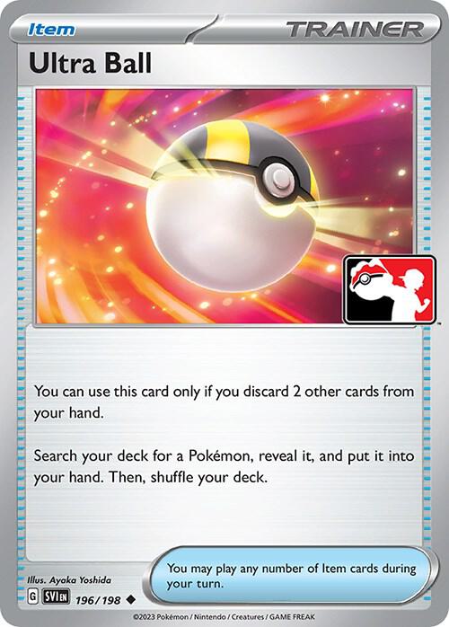 Ultra Ball - 196/198 - Prize Pack Series Cards (Foil)