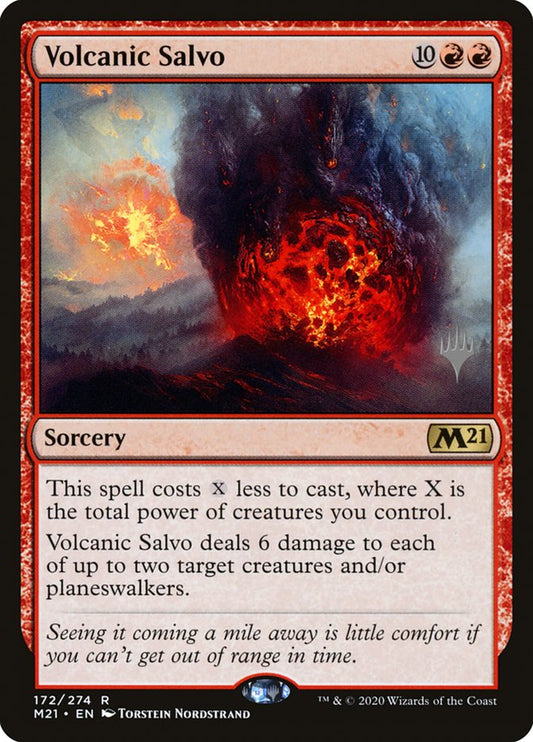 Volcanic Salvo (Promo Stamp Foil)