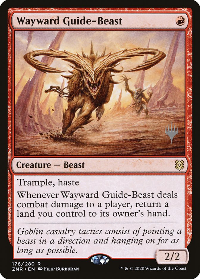 Wayward Guide-Beast (Promo Stamp Foil)