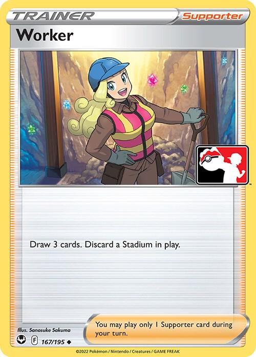 Worker - Prize Pack Series Cards (Foil)